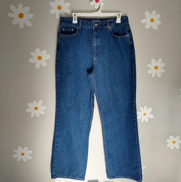 NWT ALIGNE Gigi High Rise Mid Wash Straight Leg Jeans